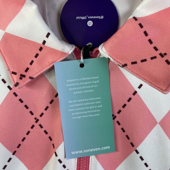 Soneven Golf Polo Shirts Womens Size Small Short Sleeve Collared NWT - New - Picture 4 of 13